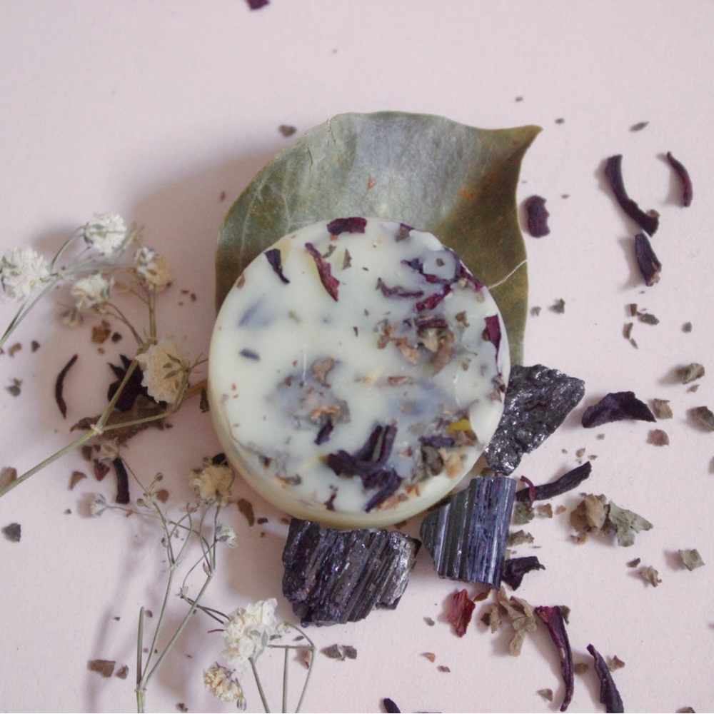 Handmade Aromatherapy Root Chakra Beeswax Wax Melts with Essential Oils
